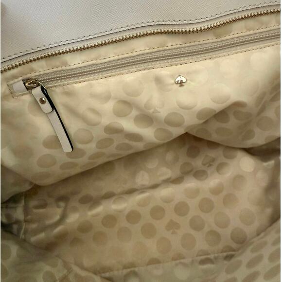 Kate Spade Cedar Street Harmony Tote Two-Tone Black & Beige Leather Shoulder Bag - Picture 16 of 16